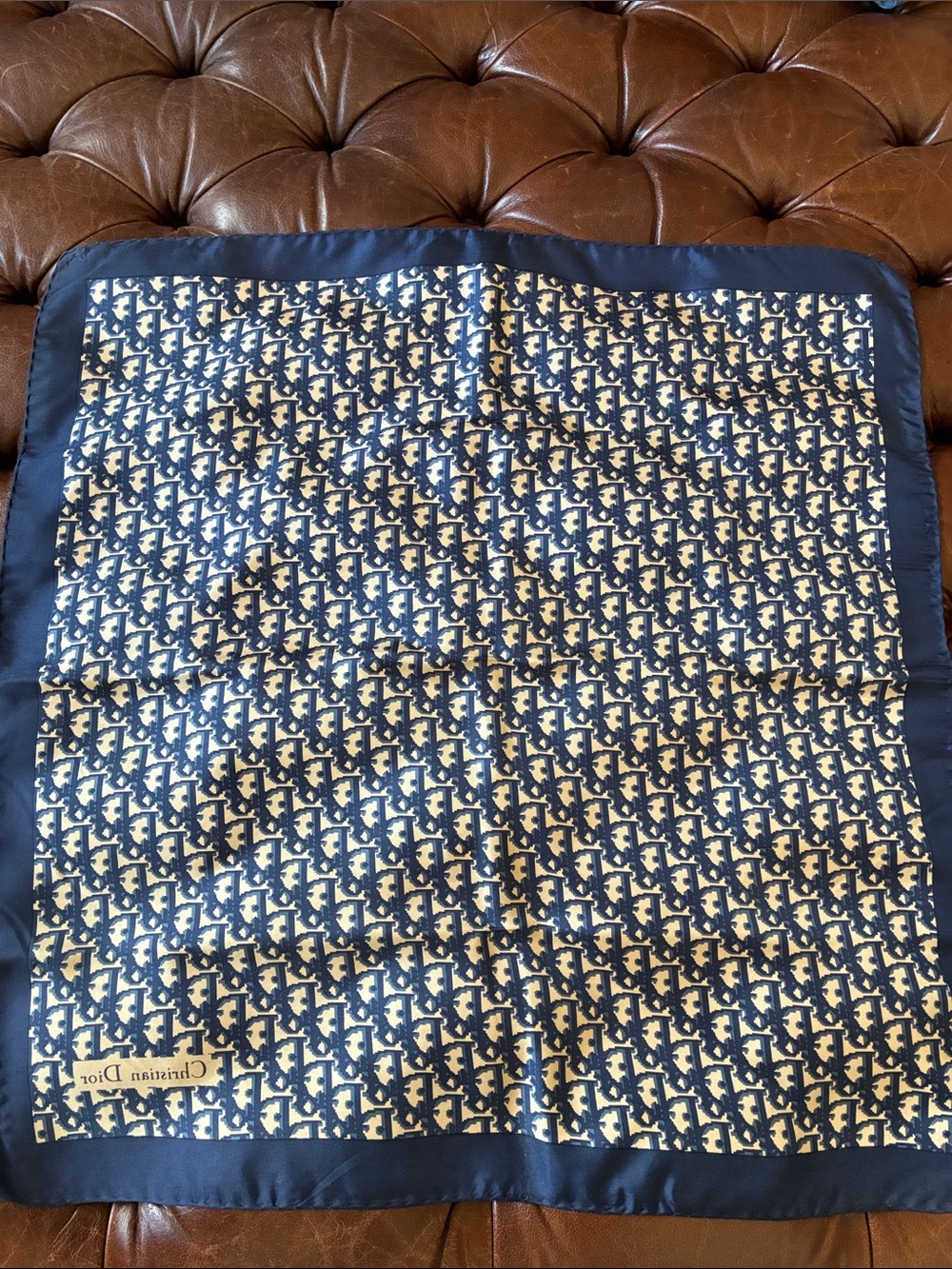Christian Dior Square Silk Scarf - Picture 4 of 7